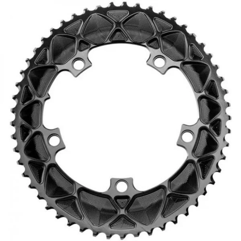 Зірка шатунів Absolute Black Oval 130BCD 5h 2X асиметрична 53T