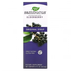 Бузина Natures Way Sambucus Original Syrup - 8 oz