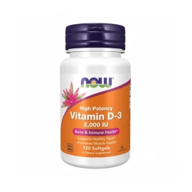 Вітаміни Now Foods VIT D-3 2000IU - 120 sgels