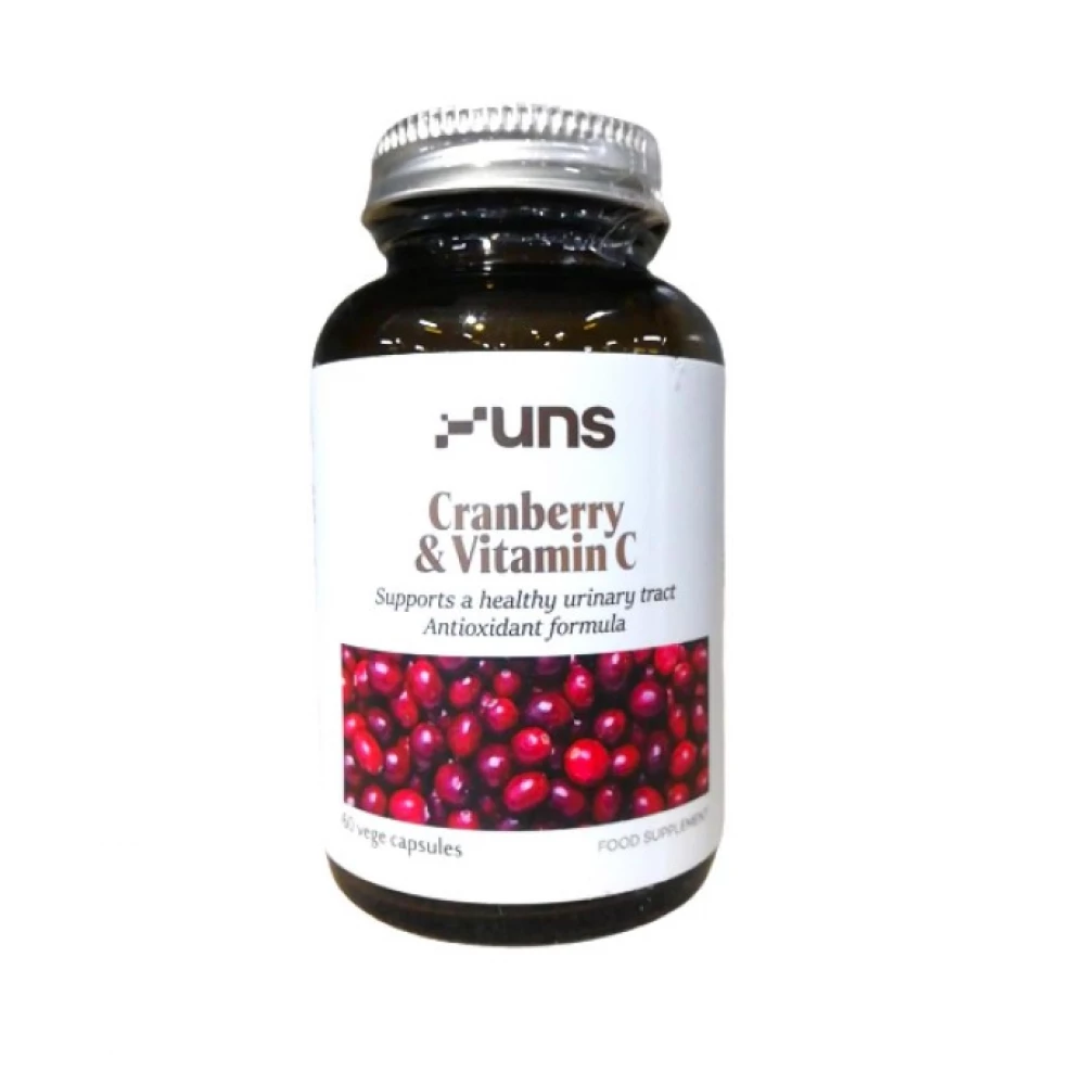 Вітаміни UNS Vitamins Cranberry Vitamin C - 60 veg caps