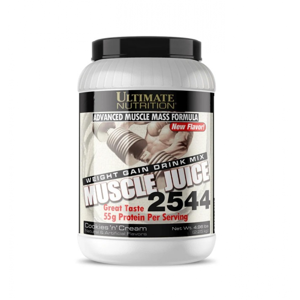 Купити гейнер Ultimate Nutrition Muscle Juice 2544 - 2250g в ⛺ Terra ...