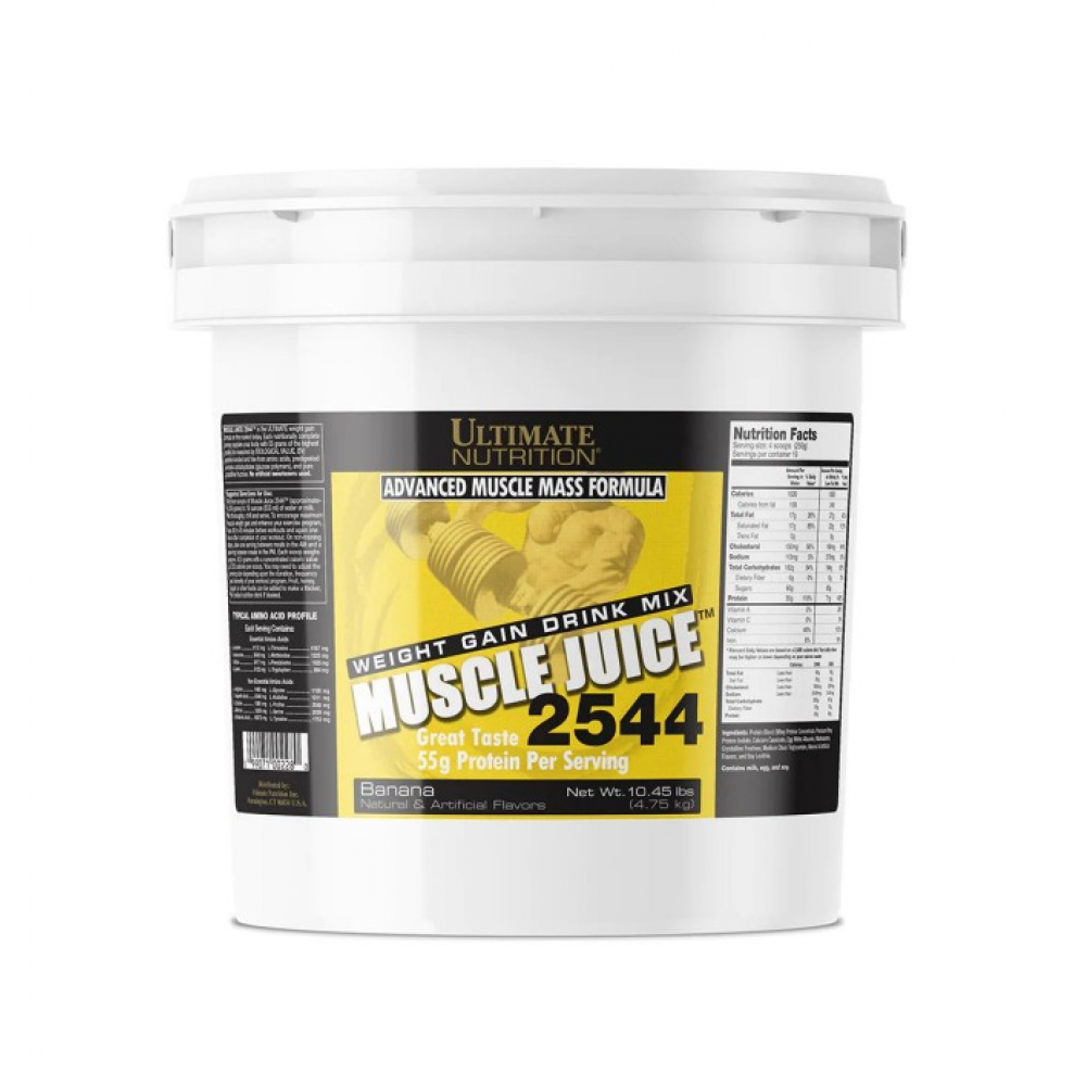 Купить гейнер Ultimate Nutrition Muscle Juice 2544 - 4750g в ⛺ Terra ...