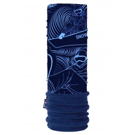 Пов'язка 4Fun AW Polartec Blue board/Dark blue