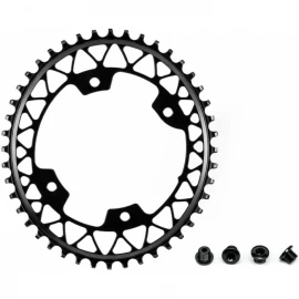 Звезда шатунов+ болты Absolute Black Gravel 1X Oval 110/4 48T