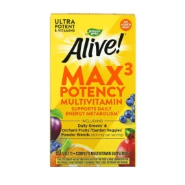 Мультивитамины Natures Way Max3 (No-Iron) - 90 tabs