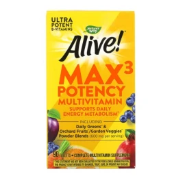Мультивитамины Natures Way Max3 (With Iron) - 90 tabs