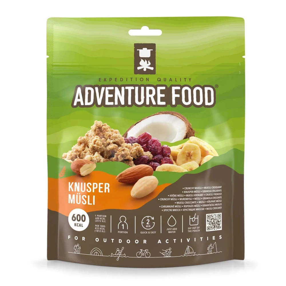 Мюсли Adventure Food Knusper-Musli со снеками New Package