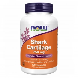 Акулячий хрящ Now Foods Shark Cartilage 750mg - 100caps