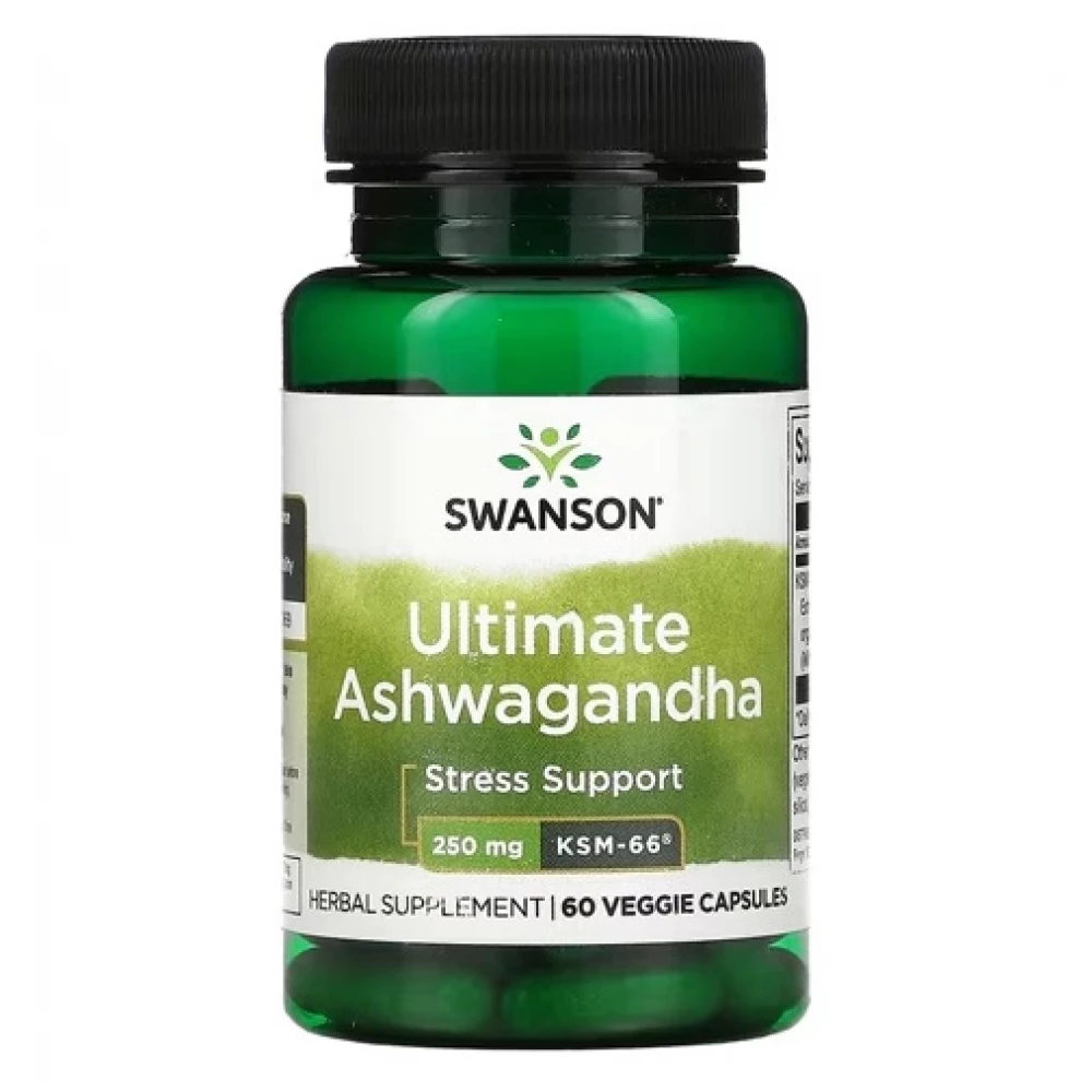 Ашваганда Swanson Ultimate Ashwagandha 250 mg - 60veg caps