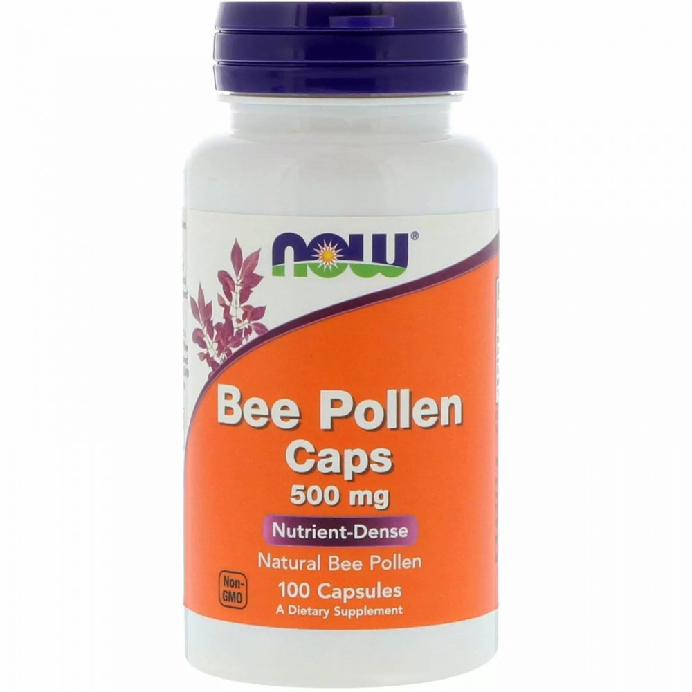 Купить пчелиную пыльцу Now Foods Bee Pollen 500mg - 100 caps в ⛺ Terra ...