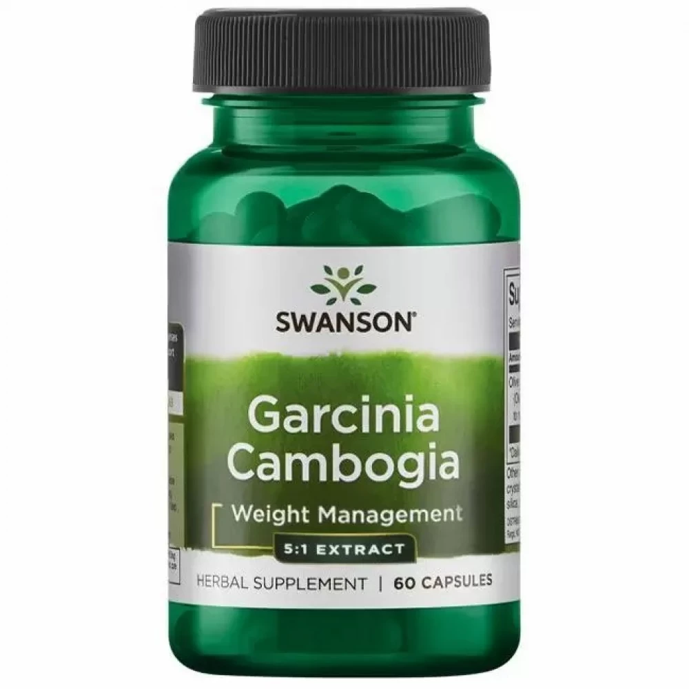 Гарцинія Swanson Garcinia Cambogia 5:1 Extract 80 mg - 60 Caps