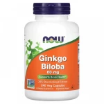 Гінкго білоба Now Foods Ginkgo Biloba 60mg - 240 vcaps