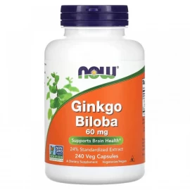Гинкго билоба Now Foods Ginkgo Biloba 60mg - 240 vcaps
