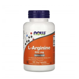 L-аргинин Now Foods L-Arginine 500mg - 100caps