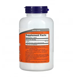Амінокислота Now Foods Lysine 500mg - 250 tabs
