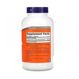 Амінокислота Now Foods Lysine 500mg - 250 vcaps