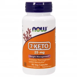 Жироспалювач Now Foods 7-KETO 25mg - 90 vcaps