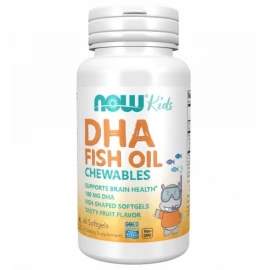 Докозагексаєнова кислота Now Foods DHA 100mg Chewable - 60 sgels