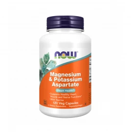 Аспарат калію та магнію Now Foods Magnesium & Potassium Aspartate - 120 vcaps