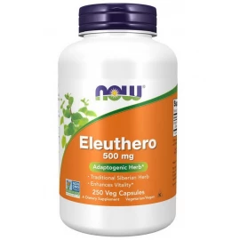 Корінь елеутерококу Now Foods Eleuthero 500mg - 250 vcaps