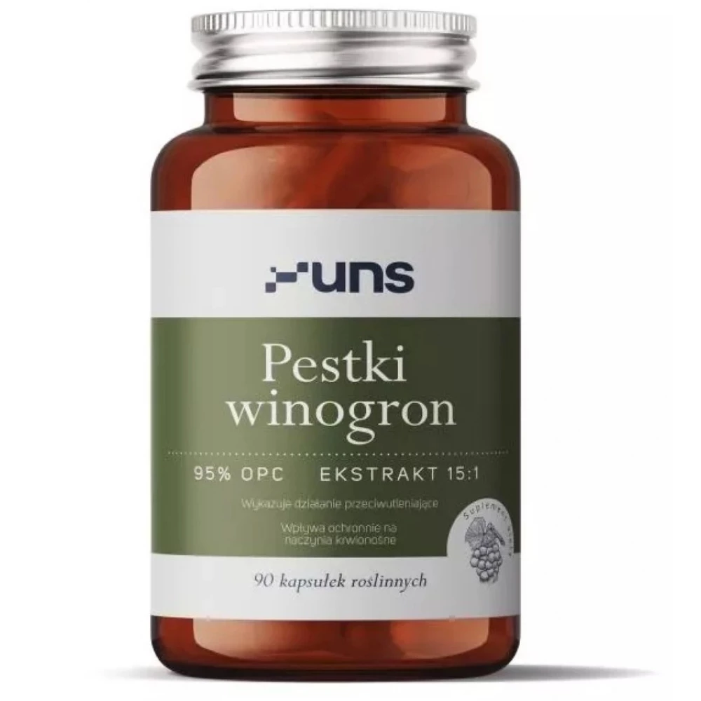 Екстракт виноградних кісточок UNS Vitamins Pestki winogron - 90 caps