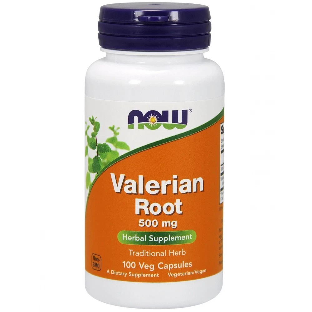 Корень валеріани Now Foods Valerian Root 500mg - 100 vcaps