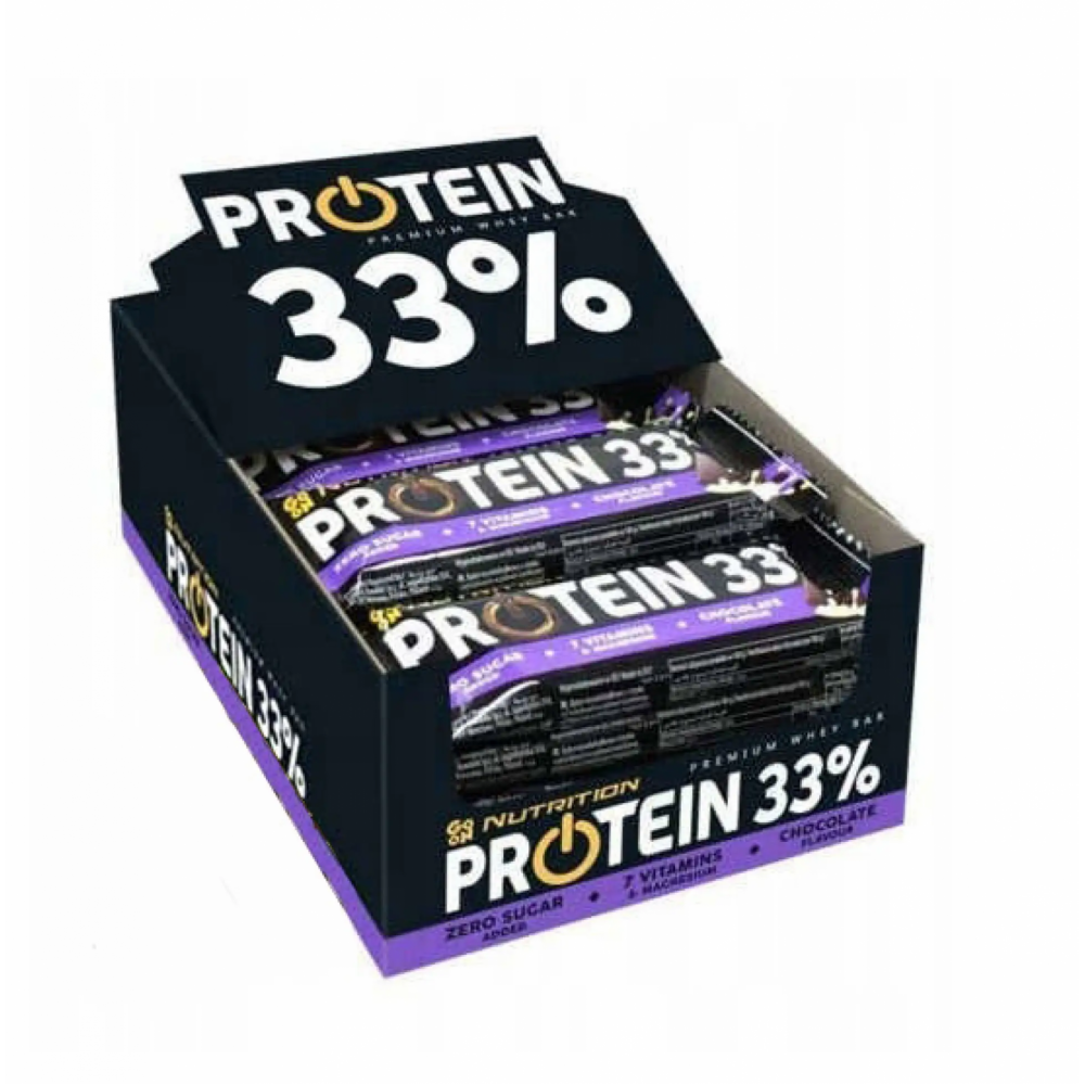 Купити батончики протеїновий GoOn Nutrition Protein 33% Bar - 25x50g в ...
