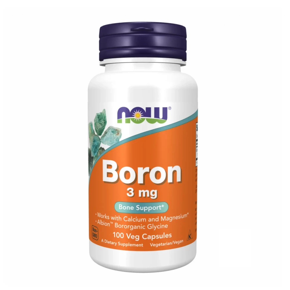 Бор Now Foods Boron 3 mg - 100 vcaps