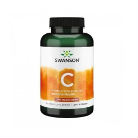 Вітамін C Swanson Vitamin C with Rose Hips 1000 mg - 90 caps