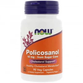 Полікозанол Now Foods Policosanol 10mg - 90 veg caps