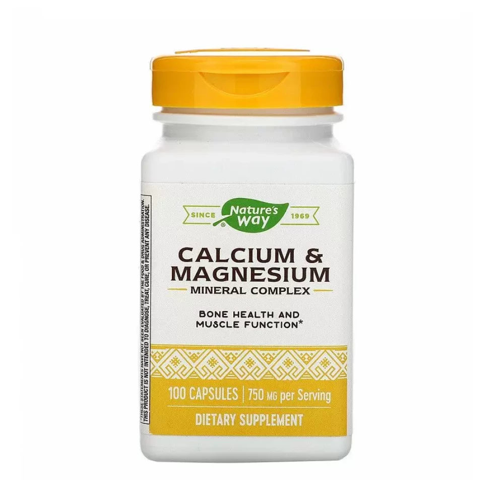 Витамины Nature's Way Calcium-Magnesium - 100 caps
