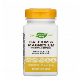 Витамины Nature's Way Calcium-Magnesium - 100 caps