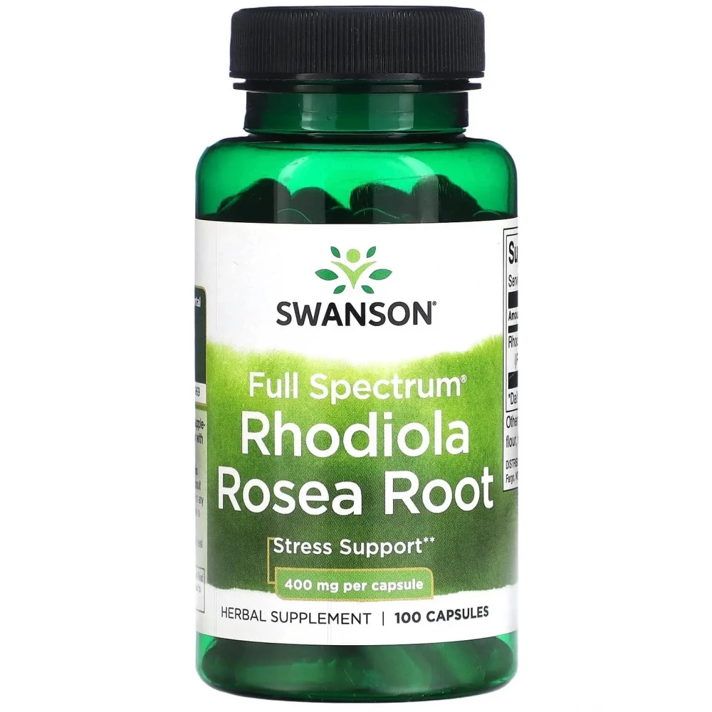 Родиола розовая Swanson Rhodiola Rosea Rood 400mg - 100caps