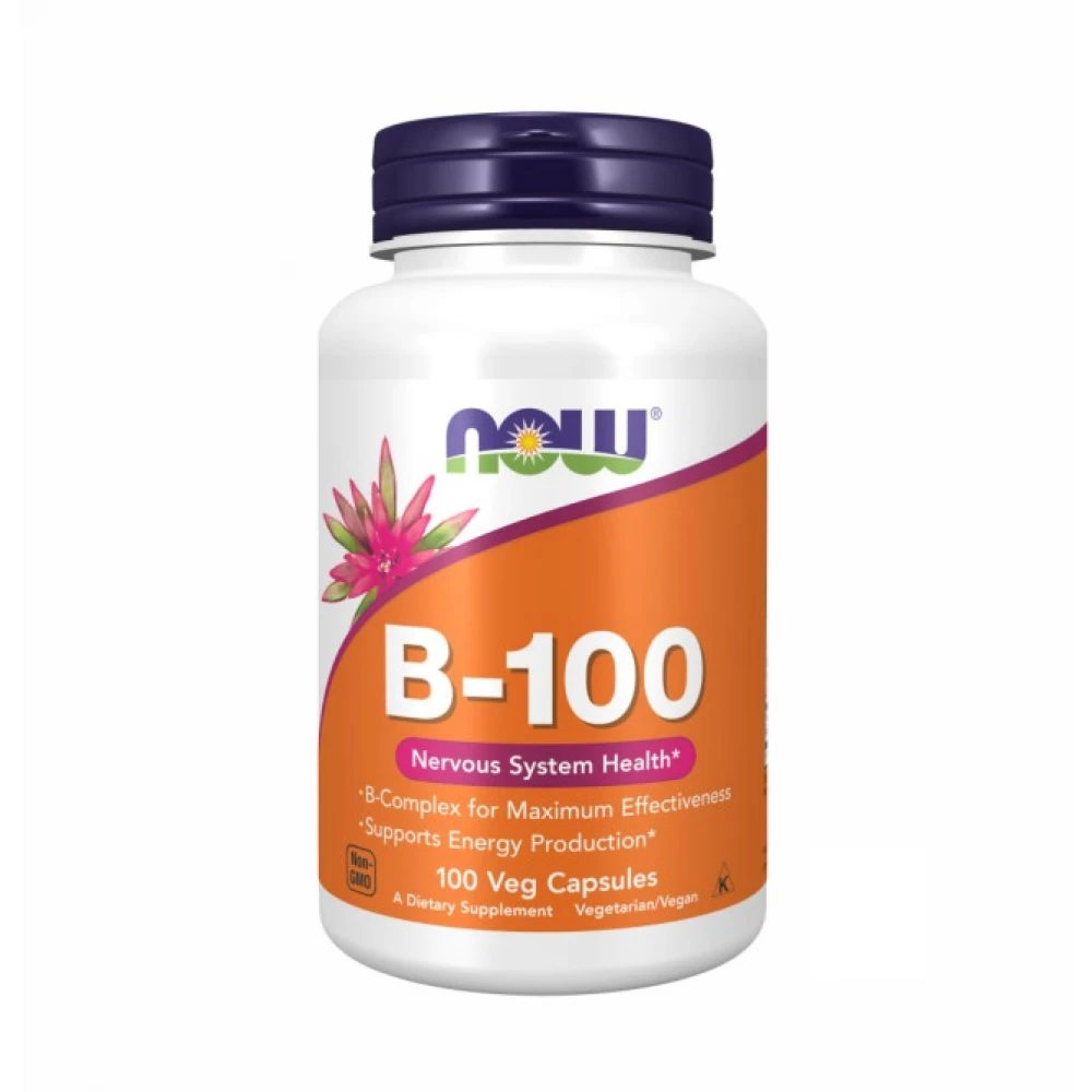 Вітаміни Now Foods B-100 - 100 vcaps