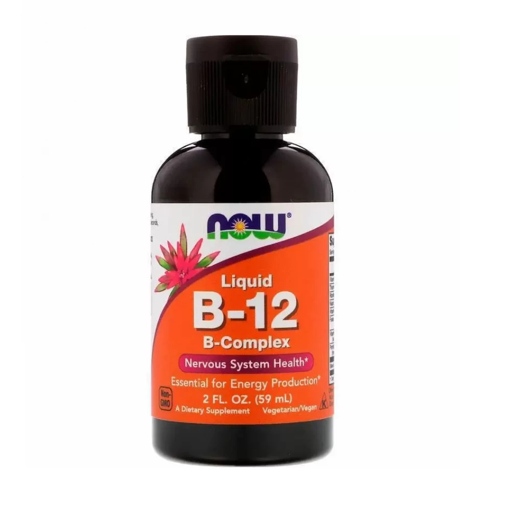 Вітаміни Now Foods B-12 Liquid B-Complex - 2 oz