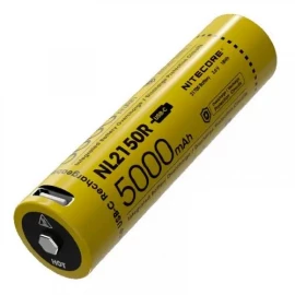 Аккумулятор литиевый Li-Ion 21700 Nitecore NL2150R 3,6В (5000 mAh, USB Type-C)