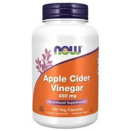 Яблучний оцет Now Foods Apple Cider Vinegar 450 mg - 180 vcaps