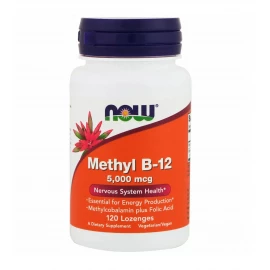 Витамины Now Foods Methyl B-12 5000mcg - 120 loz