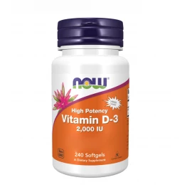 Витамины Now Foods VIT D-3 2000 IU - 240 sgels