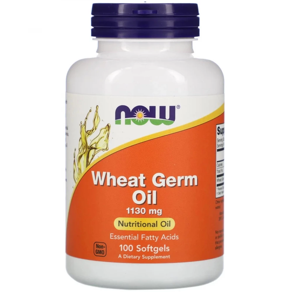 Олія зародків пшениці Now Foods Wheat Germ Oil 1130mg - 100 sgels