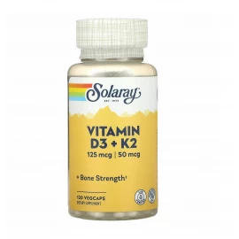 Вітаміни Solaray Vitamin D-3 & K-2 - 120 vcaps