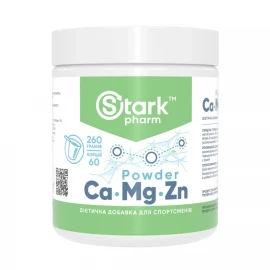 Вітаміни Stark Pharm Calcium Magnesium & Zinc Powder - 260g