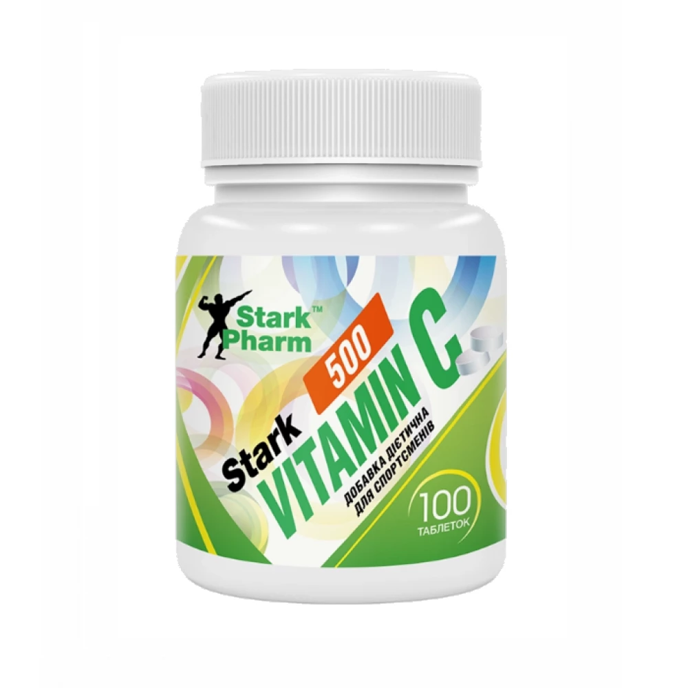 Вітаміни Stark Pharm Stark Vitamin-C 500mg - 100tabs