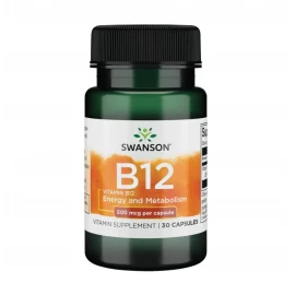 Вітаміни Swanson Vitamin B-12 500mcg - 30caps