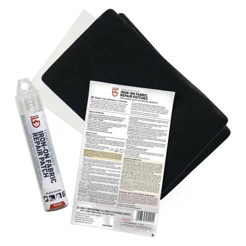 Заплати Gear Aid Tenacioua Tape Iron-On Fabric Repair Patches
