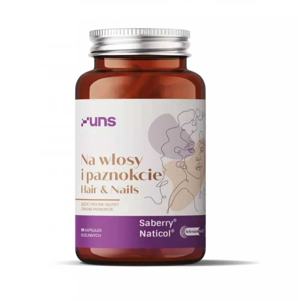 Комплекс для волосся, шкіри та нігтів UNS Vitamins Na wlosy i paznokcie - 90 caps