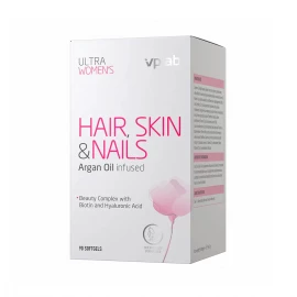 Комплекс для волос, кожи и ногтей VPLab Ultra Women's Hair, Skin & Nails - 90 softgels