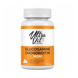 Комплекс для суглобів та зв'язок VPLab Ultravit Glucosamine Chondroitin MSM - 90 tabs