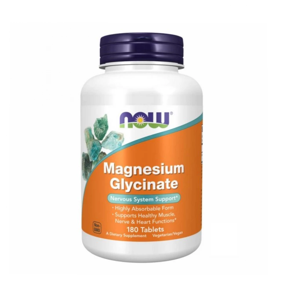 Магній гліцинат Now Foods Magnesium Glycinate - 180 tabs