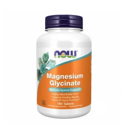 Магній гліцинат Now Foods Magnesium Glycinate - 180 tabs